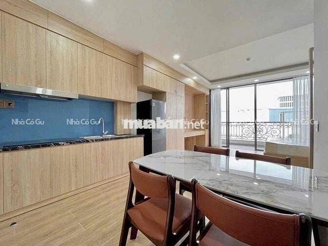 căn hộ full nội thất máy giặt riêng balcony thoáng Trần Hưng Đạo Q1