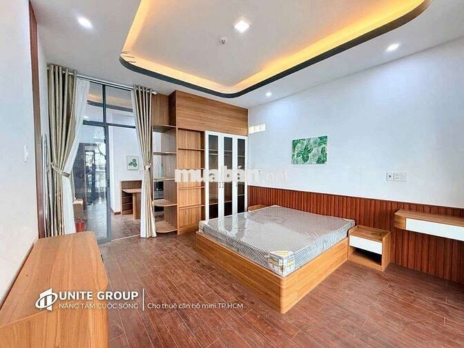 CHO THUÊ CĂN HỘ 1PN 45M2 HOÀNG HOA THÁM - BAN CÔNG - GẦN CHỢ BÀ CHIỂU
