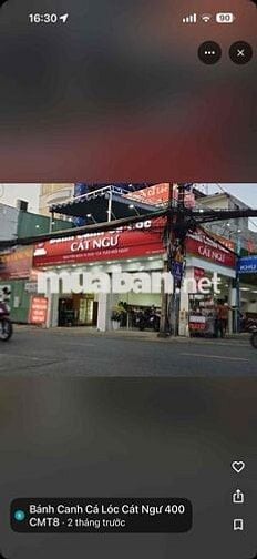 Sang Nhượng Quán Bánh Canh Cá Lóc 300m² Quận 3 - Giá 450 Triệu