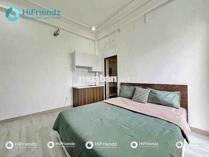STUDIO BAN CÔNG FULL NỘI THẤT CÓ TV | VỆ SINH PHÒNG NGAY Q3