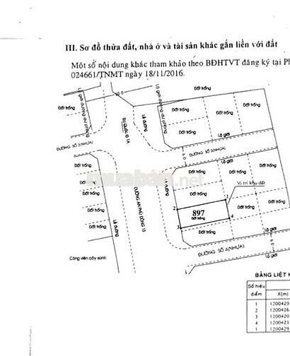 Bán đất mặt tiền An Phú Đông 13, quận 12