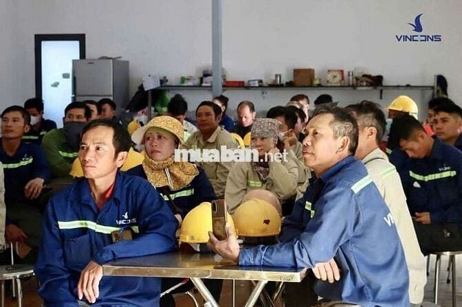 TUYỂN CÔNG NHÂN, THỢ, PHỤ, BAO ĂN Ở TẠI DỰ ÁN