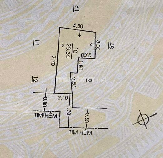Chính chủ Bán Nhà sát BV Tân Phú Dt 23,3m2 x 2Lầu