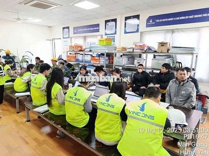 TUYỂN CÔNG NHÂN, BAO ĂN Ở, KO YÊU CẦU KINH NGHIỆM 