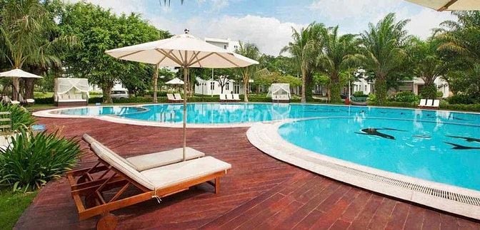 BÁN BIỆT THỰ SONG LẬP 186M2 SẴN SỔ NHÀ THÔ KHU KHÉP KÍN BẢO VỆ 24/24