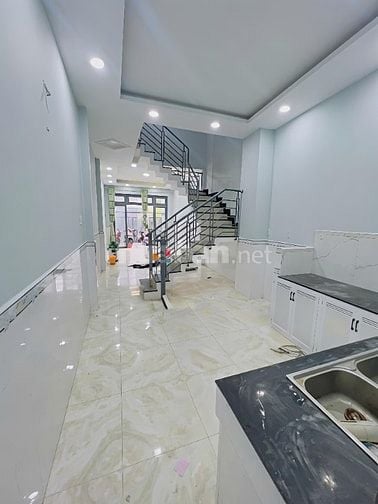 Cho thuê nhà mới đẹp 2 lầu 3.8x18m đường số 1 p15 GV giá 9.5tr tl