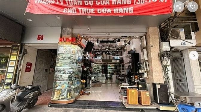 Cho thuê cửa hàng mặt phố Hàng Bài, ngay hồ Hoàn Kiếm, diện tích 50m2
