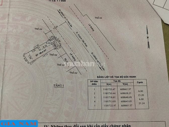 BÁN NHÀ MẶT TIỀN : 2226 HUỲNH TẤN PHÁT - X. PHÚ XUÂN - H. NHÀ BÈ - HCM