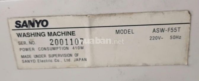 Máy giặt SANYO cửa trên nguyên bản