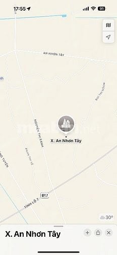 Bán 304 m2 đất vườn tại An Nhơn Tây củ chi