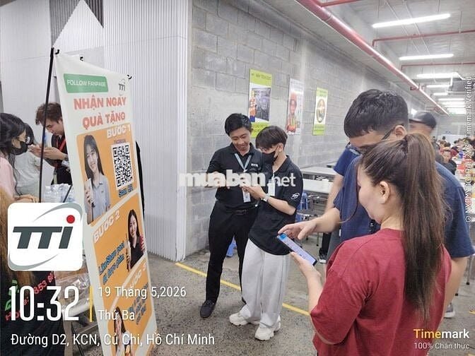 TTI CỦ CHI TUYỂN DỤNG 500 CÔNG NHÂN CHÍNH THỨC