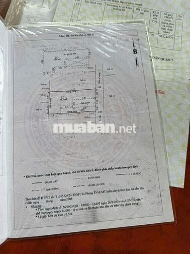 bán nhà hẻm 30 đường Lâm Văn Bền phường Tân Kiểng quận 7