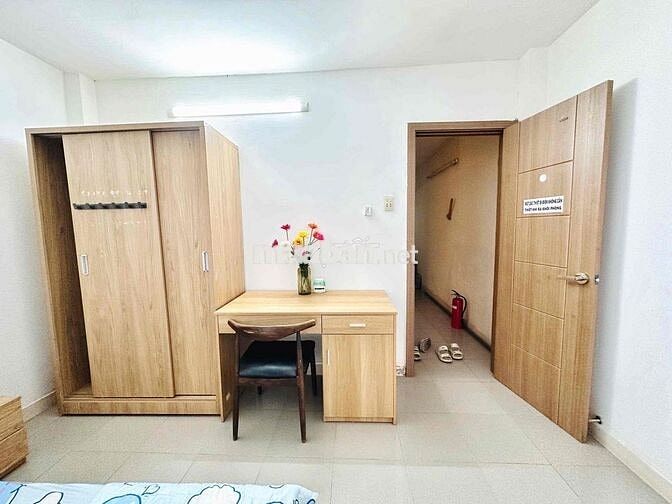 PHÒNG NGỦ TÁCH BẾP BAN CÔNG SIÊU LỚN GẦN CẦU PHÚ MỸ