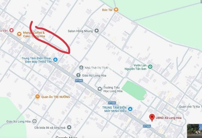  Chính chủ Bán Đất Thổ  cư DT749A - Long Hoà - Dầu Tiếng - Bình Dươ