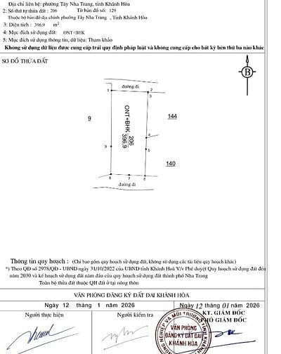 Đất 2 MT Nha Trang - Rẻ hơn định giá ngân hàng 250tr 