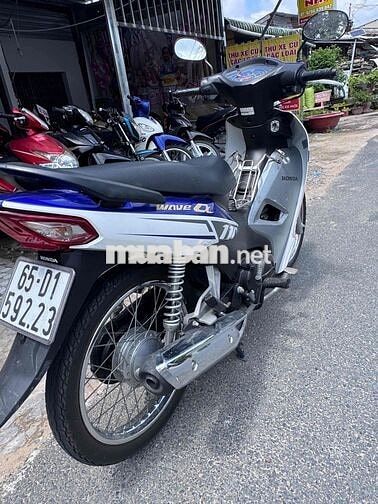 Honda Wave Alpha 2022 Xanh trắng