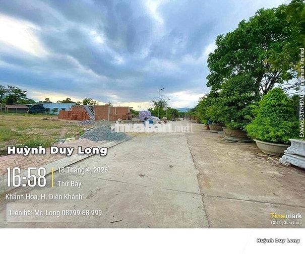 CHỈ 820 TRIỆU ĐẤT DIÊN AN, DIÊN KHÁNH CÁCH NHA TRANG 9km