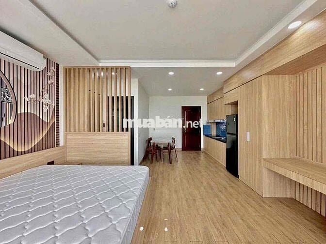 CHO THUÊ CĂN HỘ STUDIO BAN CÔNG FULL NỘI THẤT NGAY CỘNG HOÀ