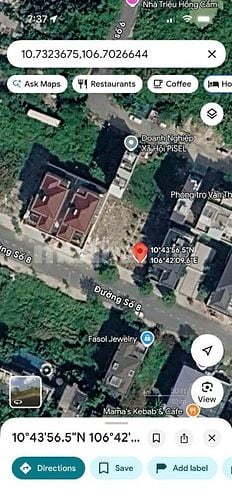 Bán đất xây BIỆT THỰ - DT 12.5x30m, Cn 300m2. Giá 46 tỷ TL