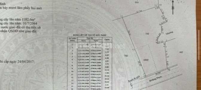 Bán gấp đất nền Phú Mỹ Hưng, Củ Chi 1475m2 giá 4.5 tỷ