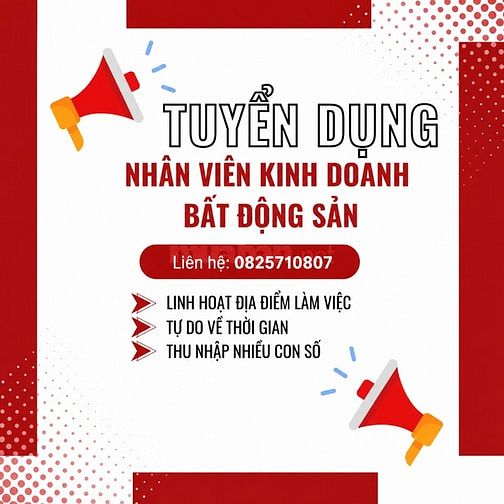 🔥 TUYỂN CỘNG TÁC VIÊN BÁN NHÀ PHỐ GÒ VẤP - TỰ DO, KHÔNG CẦN LÊN CTY
