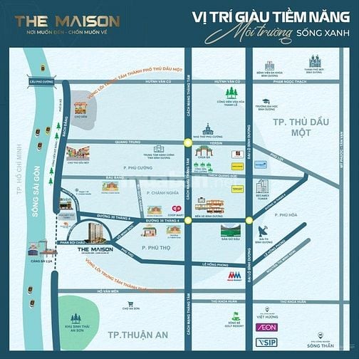 Nhanh tay sở hữu căn hộ chung cư tại The Maison trung tâm TDM