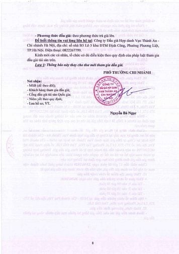 Đấu giá Quyền sử dụng đất QSH nhà ở và tài sản khác gắn liền với đất