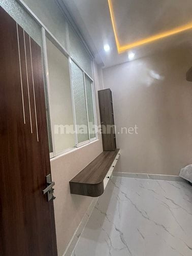 Nhà 4 x 10,5 nở hậu 4,3 đúc 1 trệt 1 lầu đường Quang Trung p10 gò vấp 