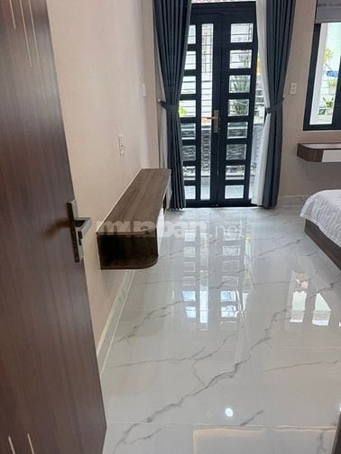 Nhà 4 x 10,5 nở hậu 4,3 đúc 1 trệt 1 lầu đường Quang Trung p10 gò vấp 