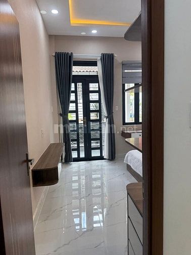 Nhà 4 x 10,5 nở hậu 4,3 đúc 1 trệt 1 lầu đường Quang Trung p10 gò vấp 