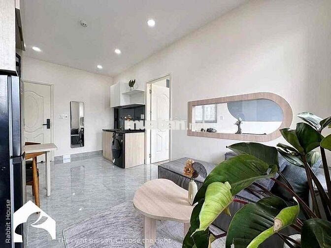 Căn hộ 1 PN full nội thất máy giặt riêng ban công Nguyễn Thị Minh Khai