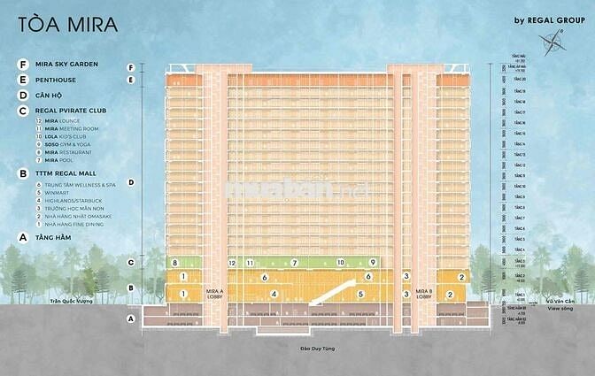 Căn hộ hạng sang Regal Complex  1 ngủ / 2 ngủ / 3 ngủ