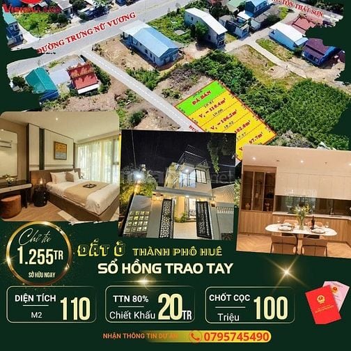 Bán lô đất siêu hot tại Trưng Nữ Vương 