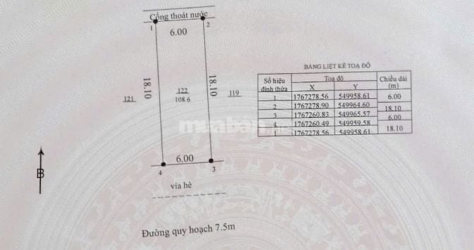 Chính Chủ Cần Bán Cặp Hòa XUân Đường 7,5M ngang 12M giá 9,5 tỷ.