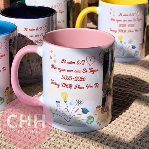 Xưởng in ly sứ theo yêu cầu tại HCM – Nhận từ 1 cái theo yêu cầu