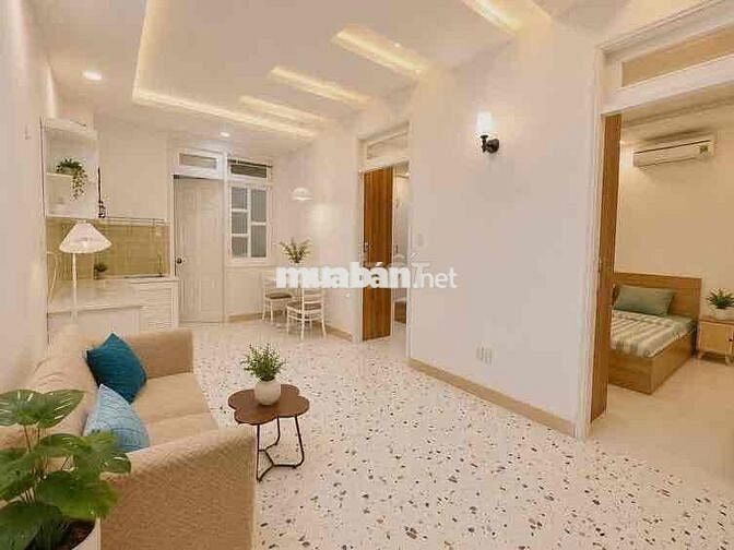 STUDIO BAN CÔNG FULL NỘI THẤT 2PN 2WC NGAY ÂU CƠ CỘNG HOÀ