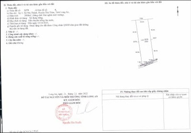 CẦN TIỀN BÁN GẤP 2.000m đất nông nghiệp