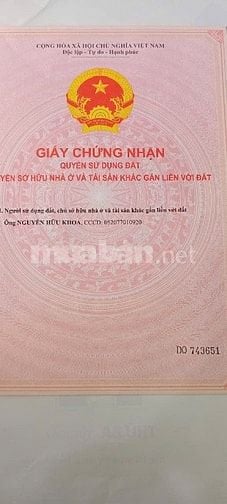 Bán lô Biệt thự đối diện công viên