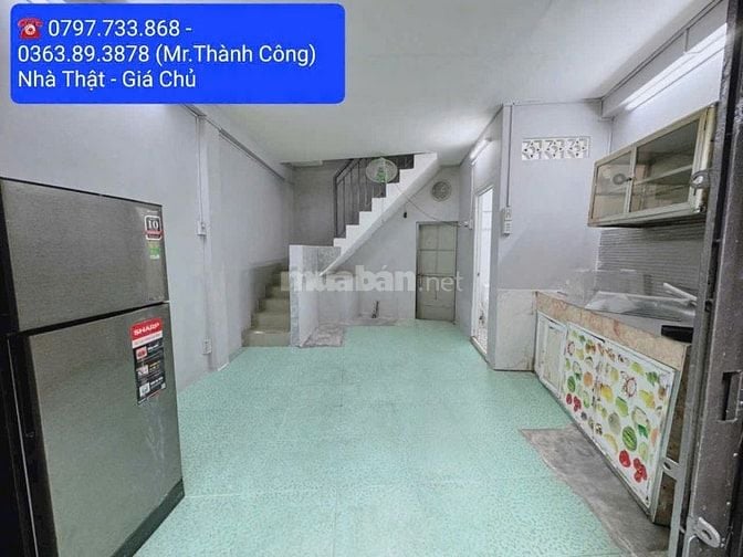 💥💥💥 QUẬN 10: P13 - NHÀ 2 TẦNG BTCT - HẺM 3 GÁC THÔNG TỨ TUNG 👉 CHỈ