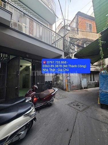 💥💥💥 QUẬN 10: P13 - NHÀ 2 TẦNG BTCT - HẺM 3 GÁC THÔNG TỨ TUNG 👉 CHỈ