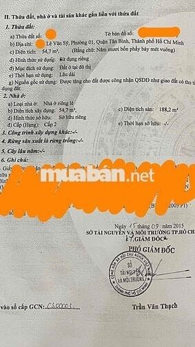Ngộp!!!Bán Gấp Nhà Mặt Tiền Lê Văn Sỹ Nở Hậu 5,1m Chỉ 270tr/m2