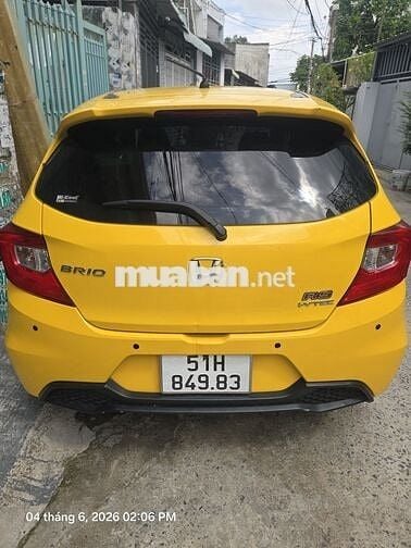 Honda Brio 2021 25000 km Vàng