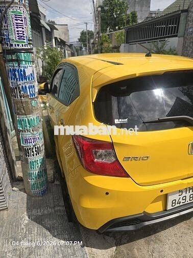 Honda Brio 2021 25000 km Vàng