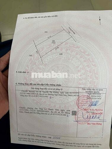 CHÍNH CHỦ — ĐẤT HOÀ TIẾN — ĐƯỜNG LIÊN TỔ 123 — GIÁ CHỈ 1,95 TỶ