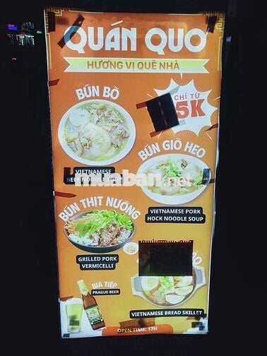 cần 1 phụ quán bún bò