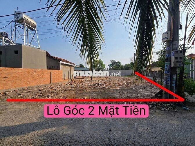 Cần bán lô đất 2 mặt tiền cạnh chợ Trảng Bàng 100m2 full thổ 530tr