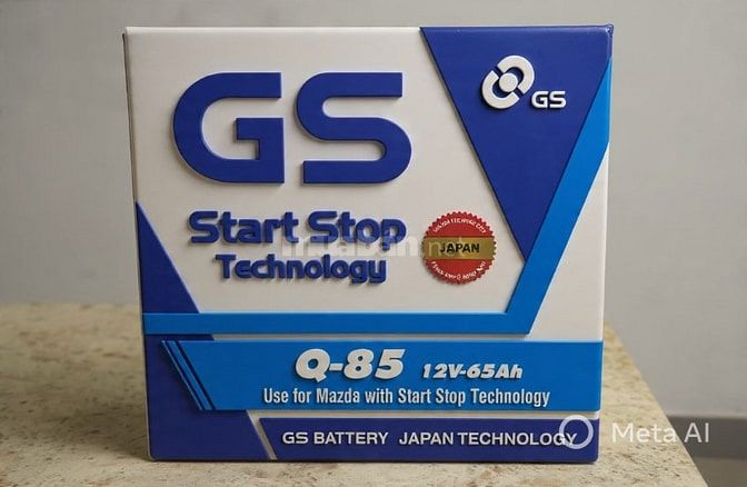 ẮC QUY GS Q85 CHÍNH HÃNG – CHUYÊN DÀNH CHO XE MAZDA i-STOP 
