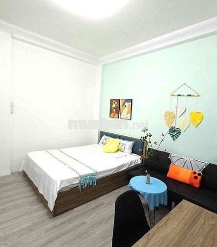 Cho thuê cc mini dạng 1 phòng ngủ, máy giặt riêng mặt tiền gần Q1