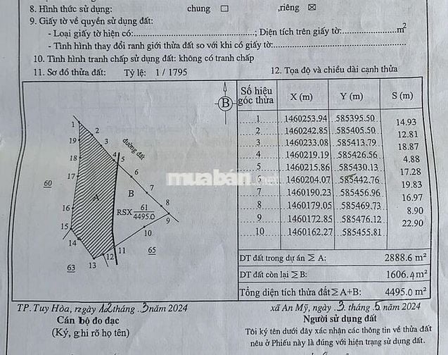 ĐẤT MẶT TIỀN ĐƯỜNG VEN BIỂN GẦN KDL BÃI XẾP-ĐÔNG ĐẮK LẮK