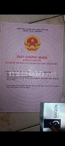CHÍNH CHỦ BÁN NHÀ HẺM XE HƠI 6M ĐƯỜNG VÕ DUY NINH, P.22, BÌNH THẠNH